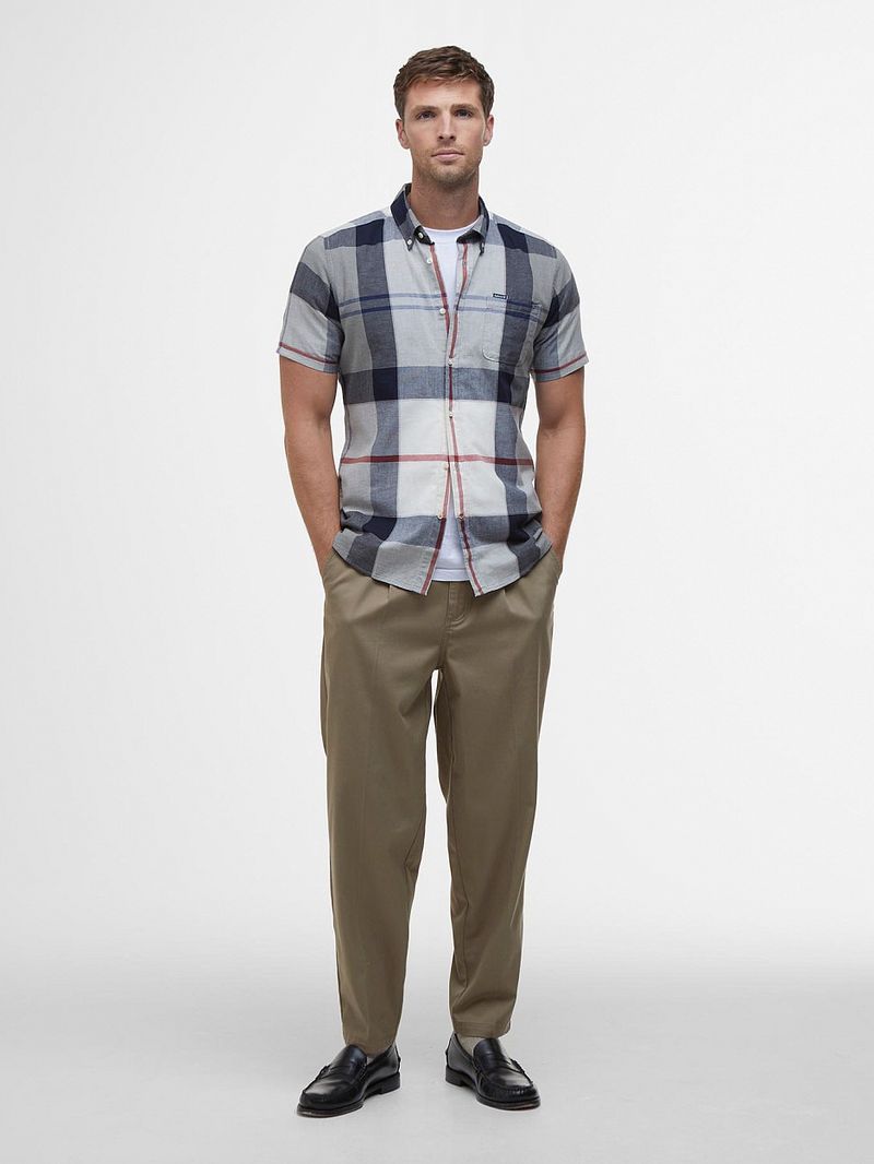 Barbour Shirt Doughill Bleache Pine Tartan - Größe XXL günstig online kaufen