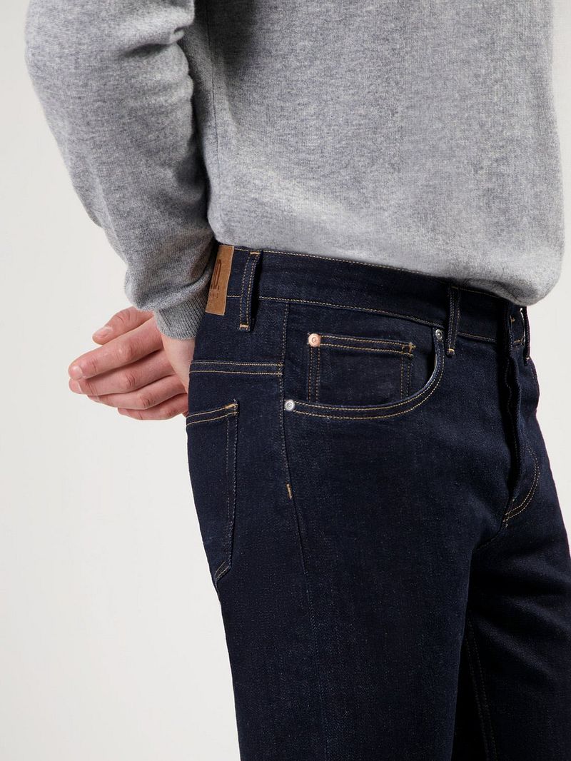 MUD Jeans Hank Dunkelblauw - Größe W 33 - L 32 günstig online kaufen