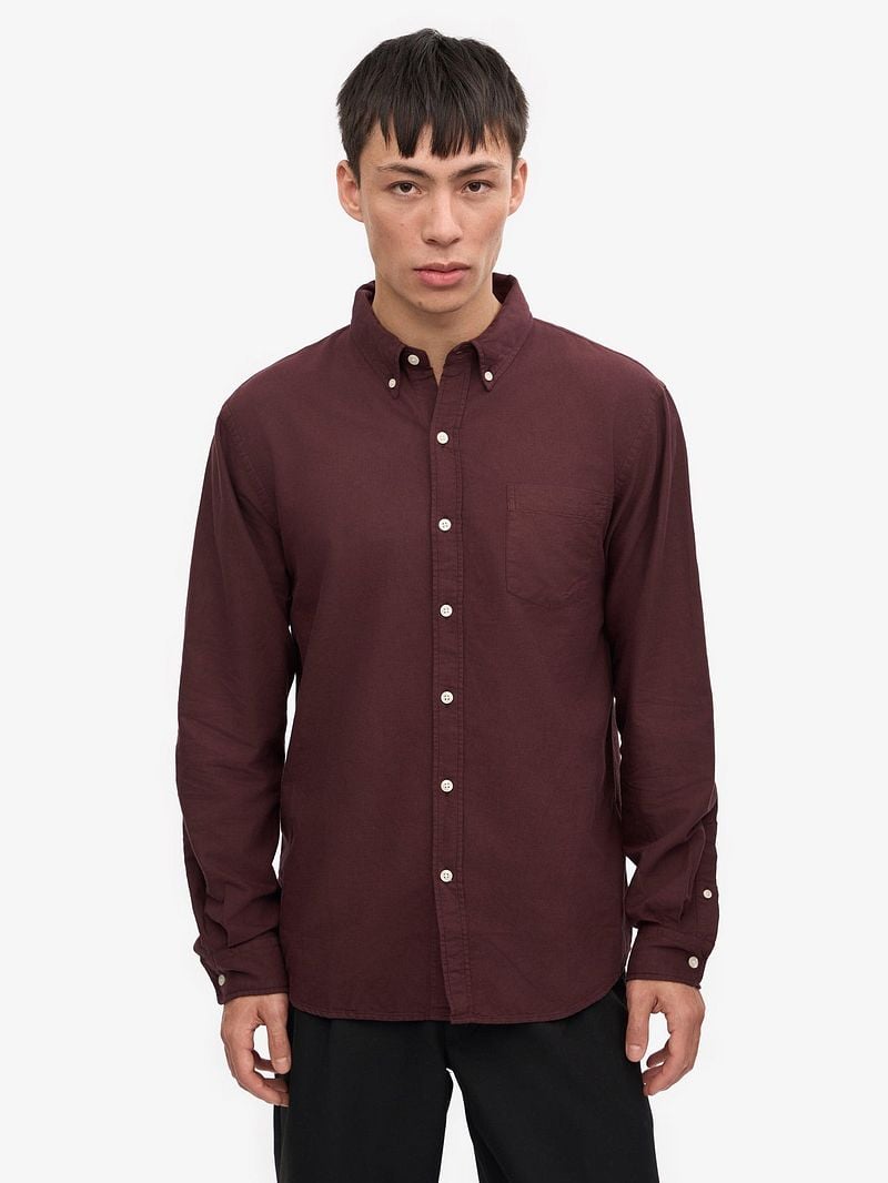 Colorful Standard Hemd Bordeaux - Größe XXL günstig online kaufen
