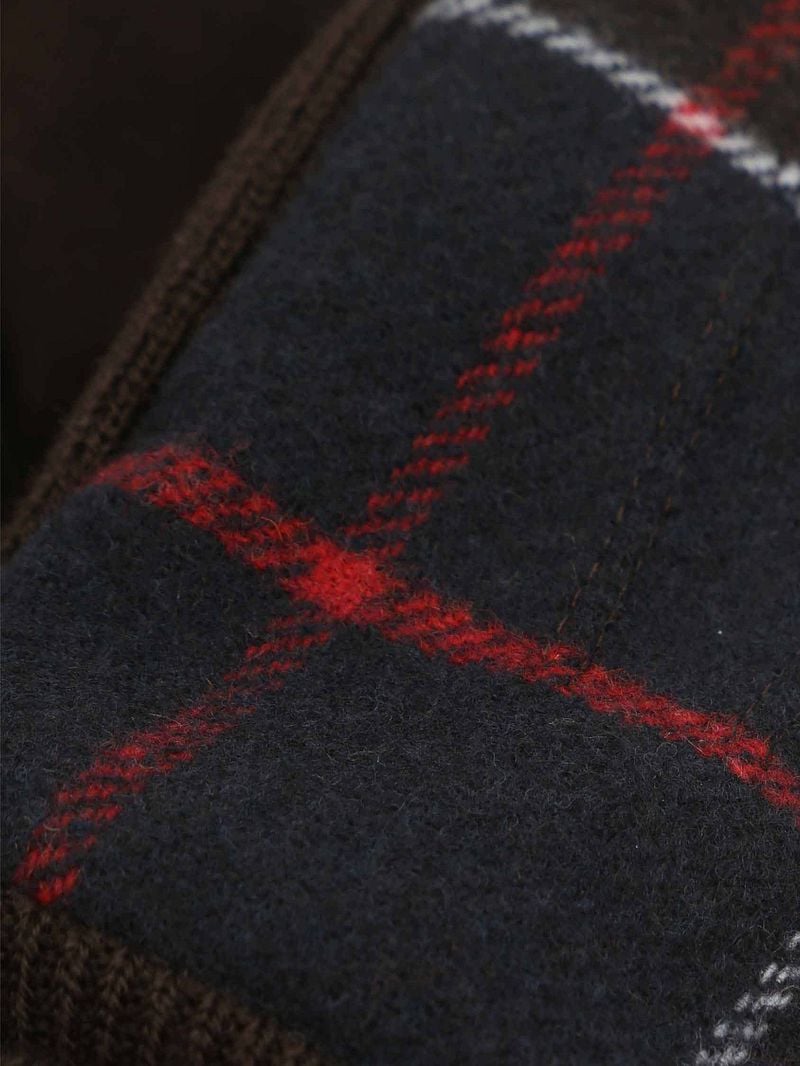 Barbour Handschuhe Hackney Tartan Grün - Größe L günstig online kaufen