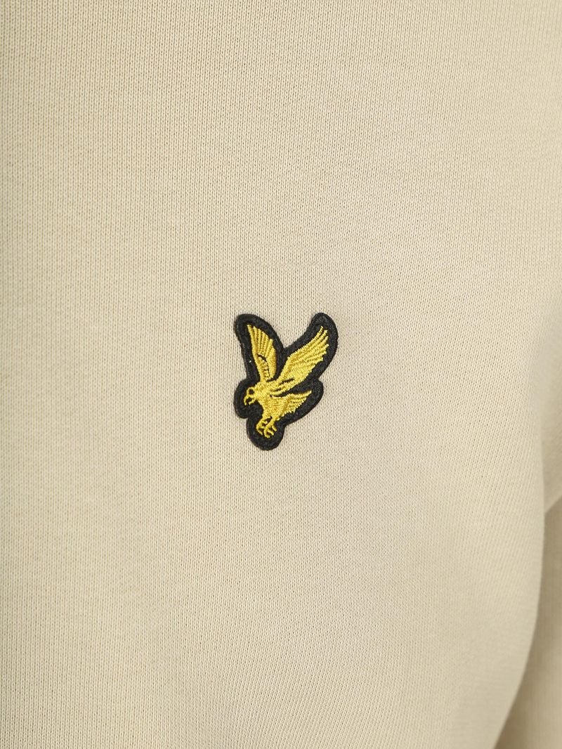Lyle & Scott Sweat Half Zip Pull Greige - Größe L günstig online kaufen