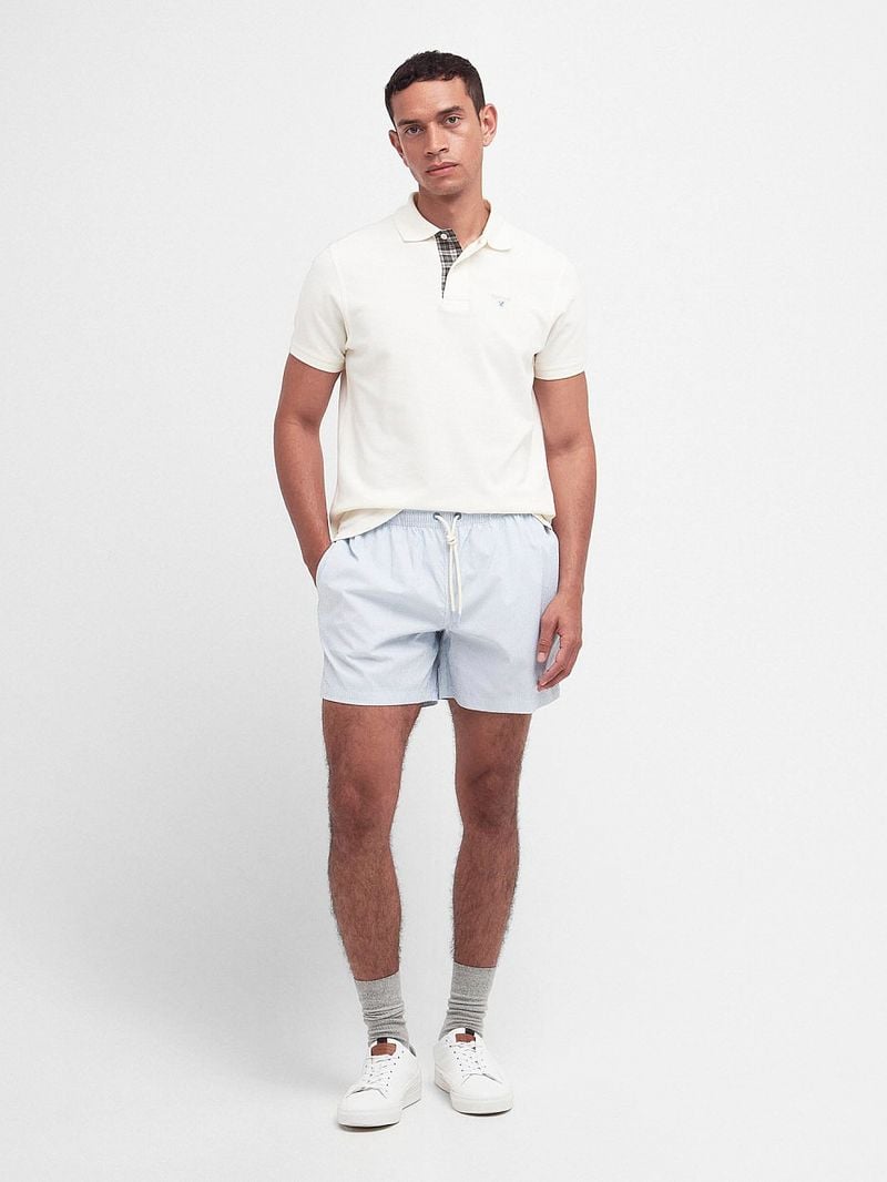 Barbour Badeshort Somerset Hellblau - Größe XL günstig online kaufen