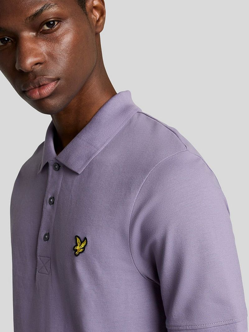 Lyle and Scott Polo Dusk Purple
