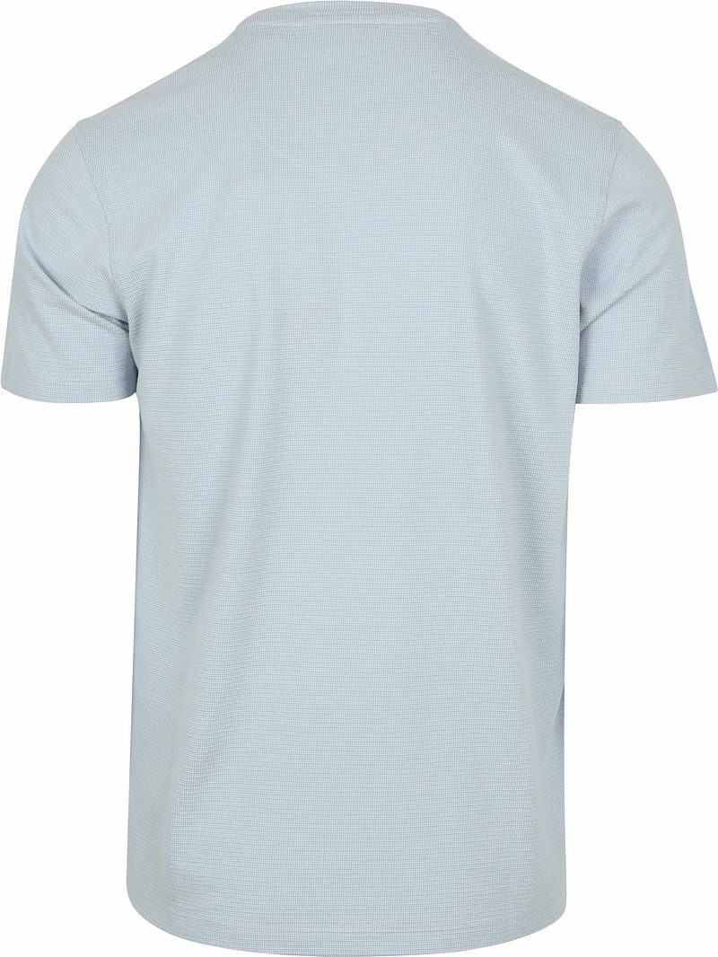 No Excess Structure T-Shirt Lichtblauw