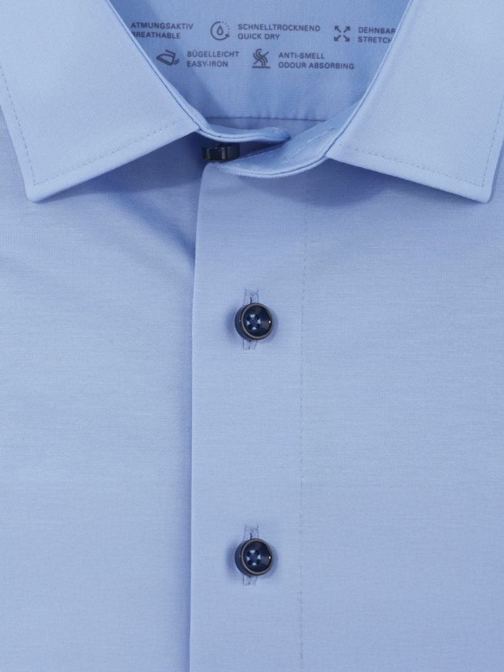 OLYMP Luxor Hemd 24/Seven Hellblau  - Größe 41 günstig online kaufen