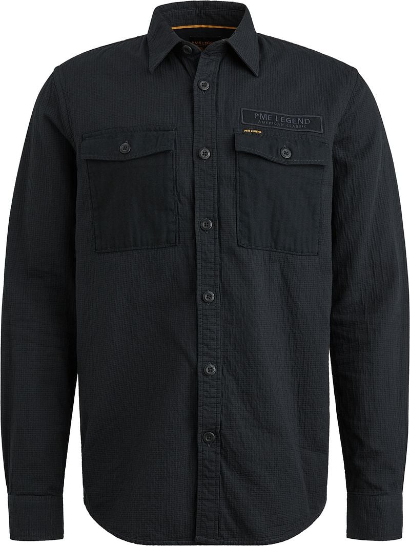 PME Legend Overshirt Quilt Poplin Navy - Größe XL günstig online kaufen