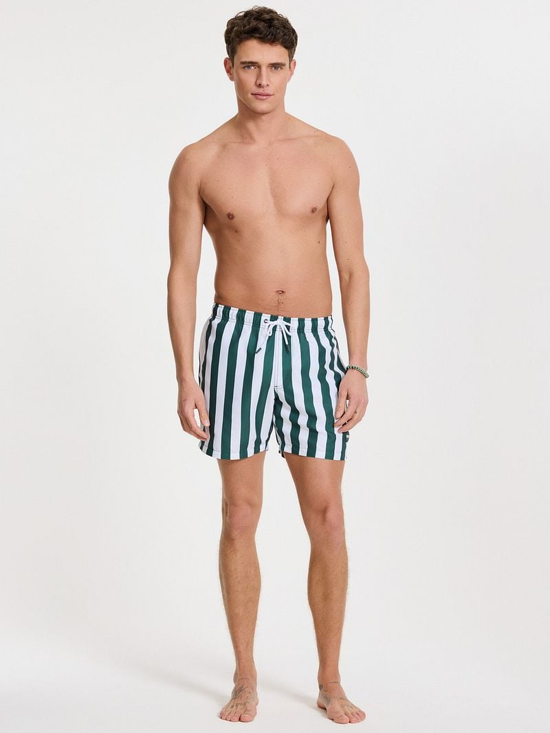 Shiwi Badeshorts Mac Dunkelgrün - Größe M günstig online kaufen