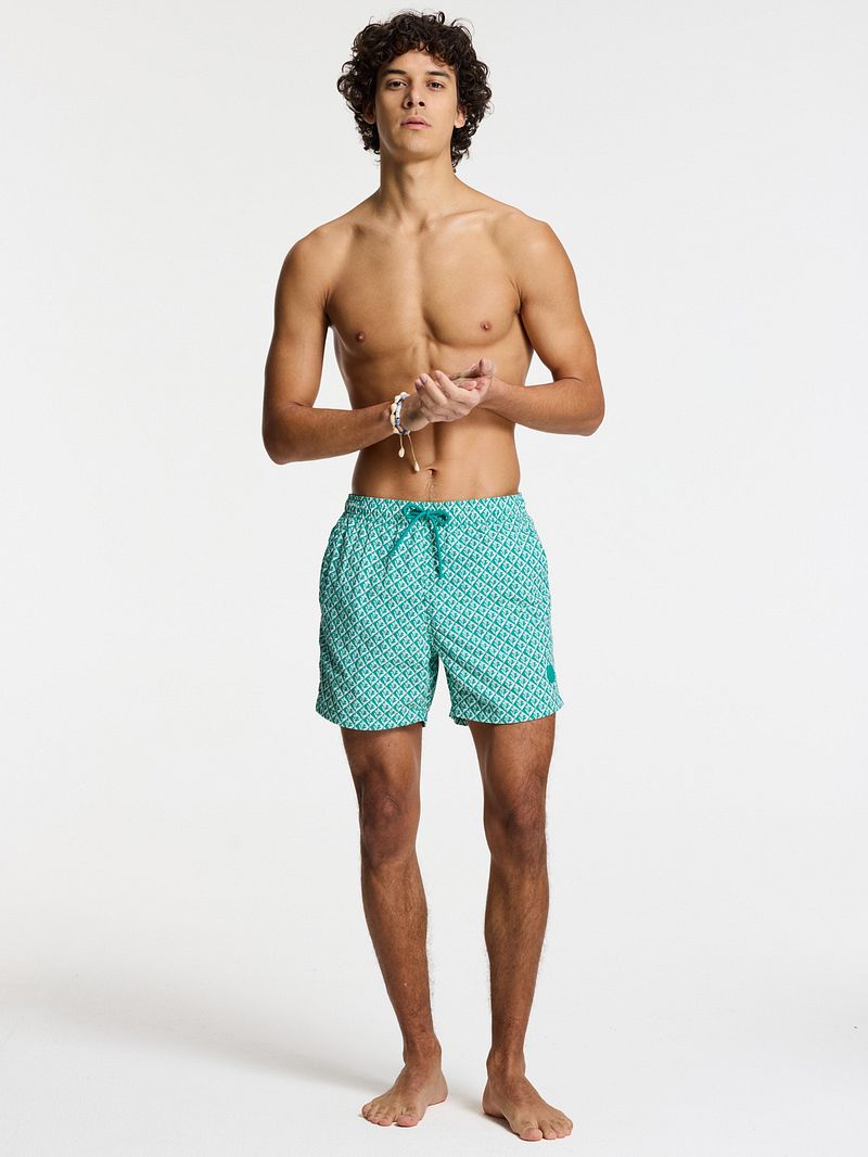 Shiwi Badeshorts Nate Coral Reverse Turquoise - Größe 3XL günstig online kaufen