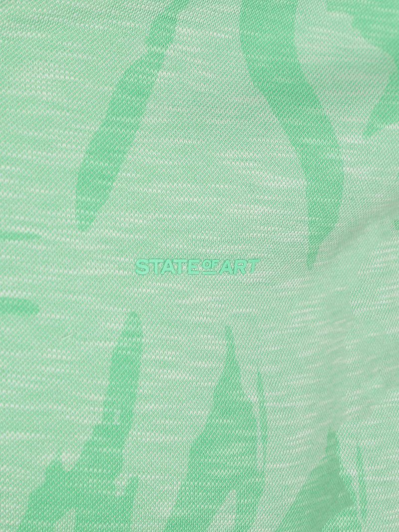 State of Art Poloshirt Faded Leaf Grün - Größe 4XL günstig online kaufen