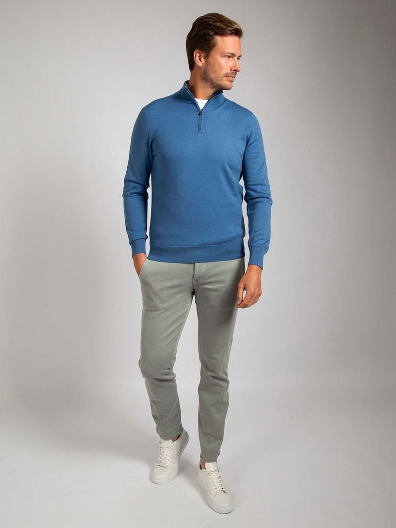 Suitable Merino Half Zip Pullover Ink Blau - Größe XL günstig online kaufen