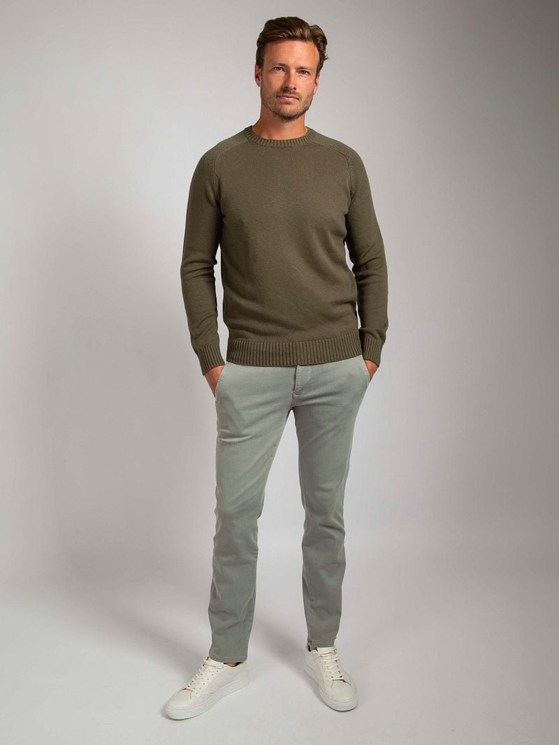 Suitable Pullover Raw Olivgrün - Größe M günstig online kaufen