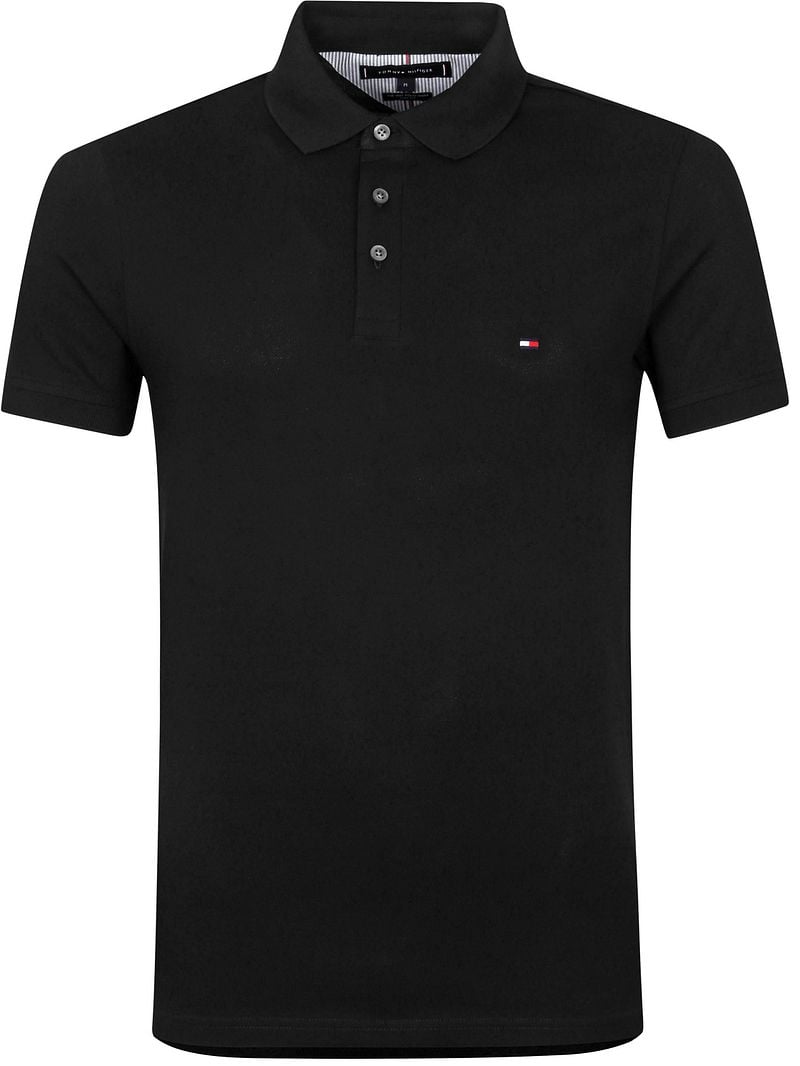 Tommy Hilfiger 1985 Polo Shirt Schwarz - Größe L günstig online kaufen