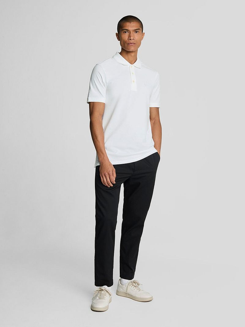 Lyle and Scott Tonal Eagle Polo Wit