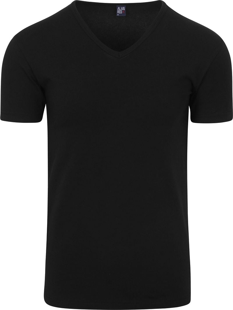 Alan Red Oklahoma Stretch T-Shirt Schwarz (2er-Pack) - Größe S günstig online kaufen