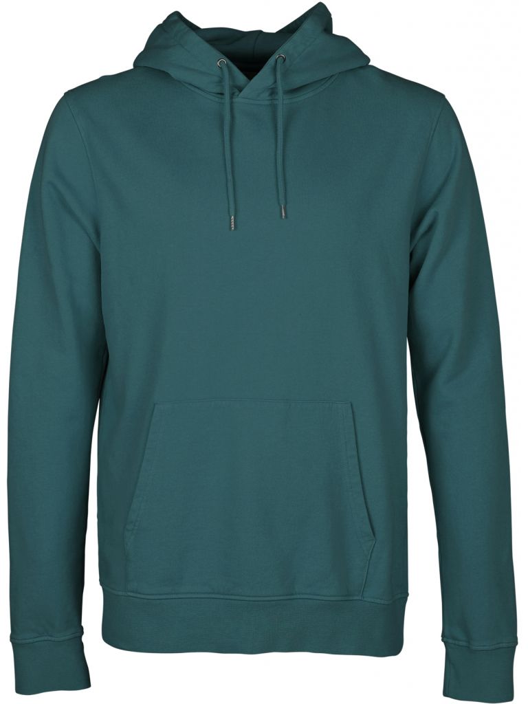 Colorful Standard Sweat à Capuche Organique Pétrole Vert foncé Vert taille M