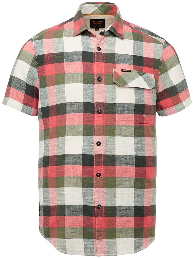 PME Legend Chemise A Carreaux Rose Vert Multicoloré taille M