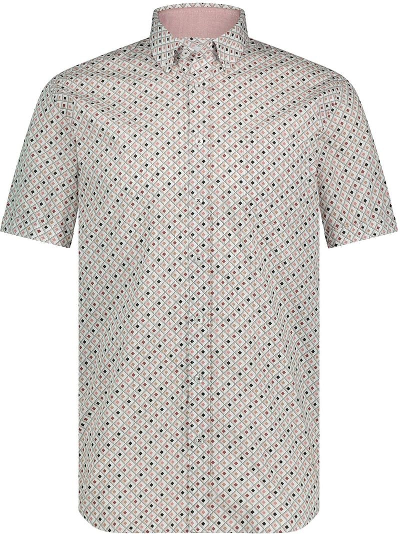 State Of Art Short Sleeve Hemd Druck Rosa - Größe M günstig online kaufen