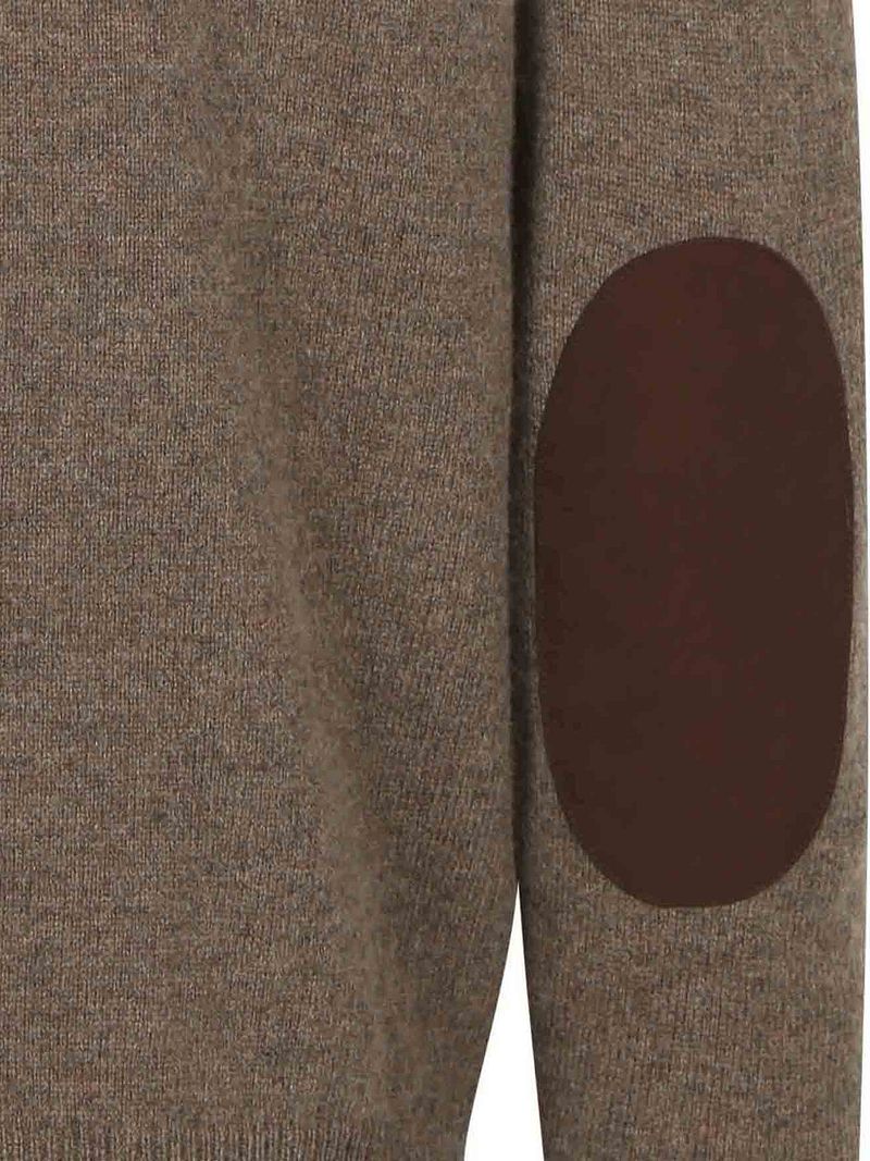 Barbour Mocker Trui Wol Taupe