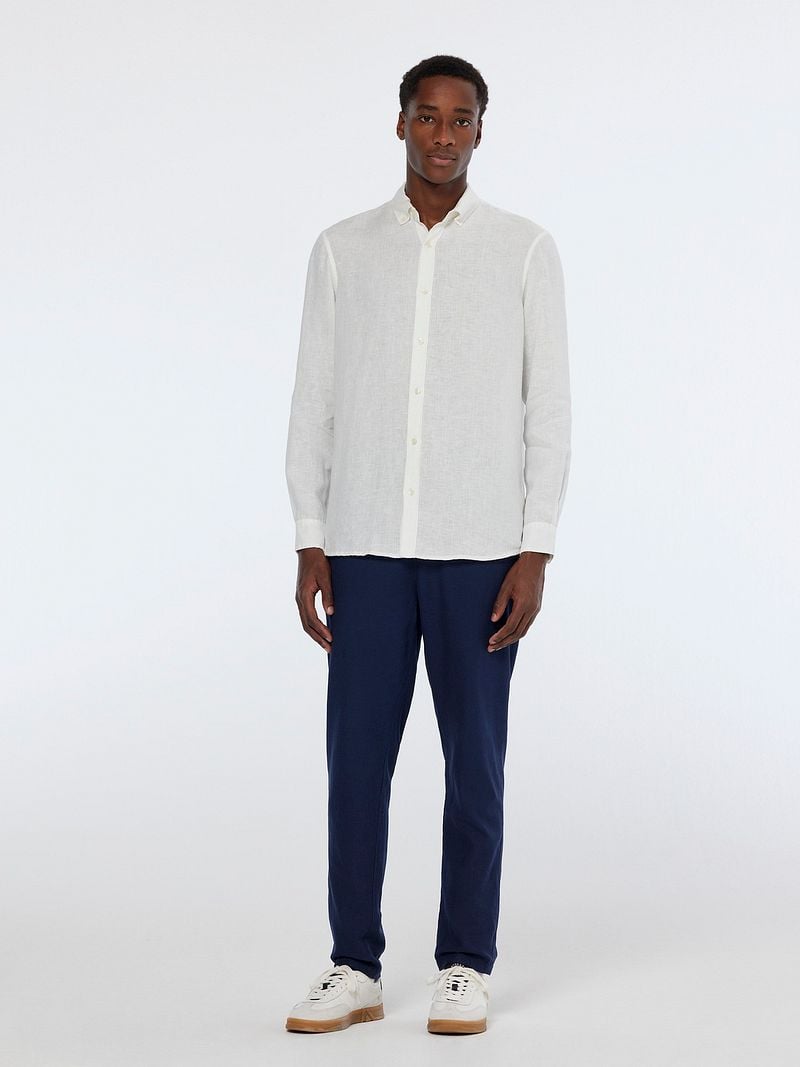 Scotch and Soda Leinenhemd Weiß - Größe L günstig online kaufen