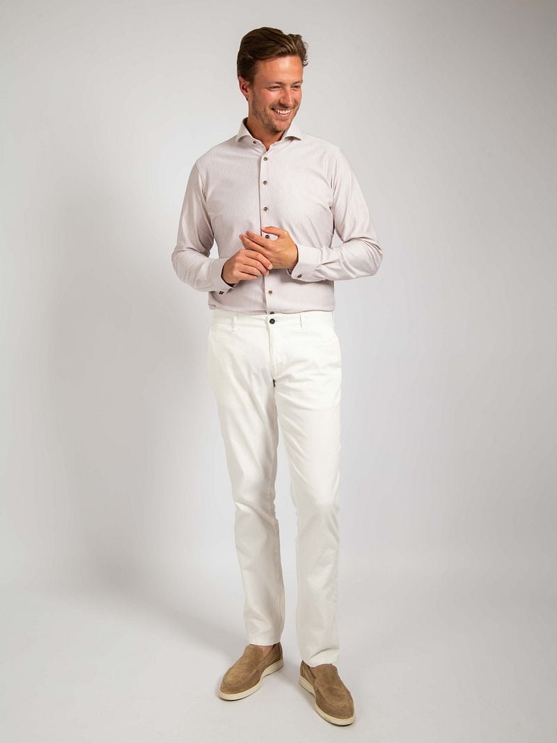 Suitable Herringbone Hemd Sand - Größe 39 günstig online kaufen