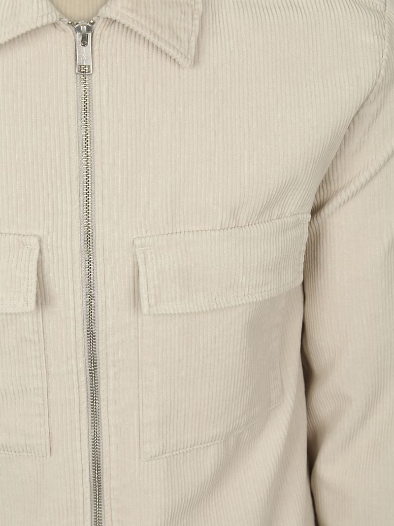 Marc O'Polo Corduroy Hemdjacke Ecru - Größe M günstig online kaufen