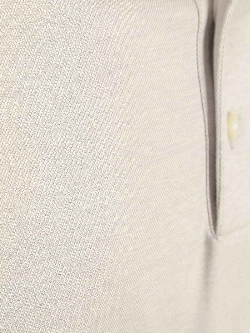 Desoto Longsleeve Poloshirt Essential Beige - Größe S günstig online kaufen