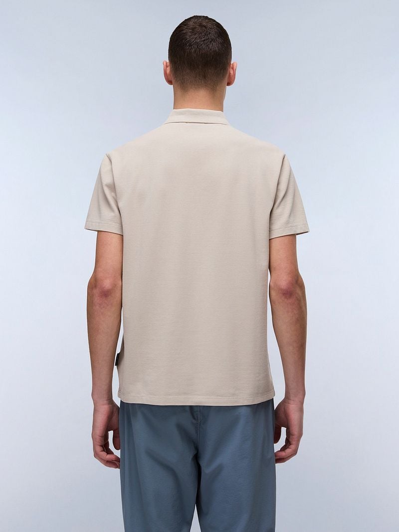 Napapijri Ealis Poloshirt Beige - Größe L günstig online kaufen