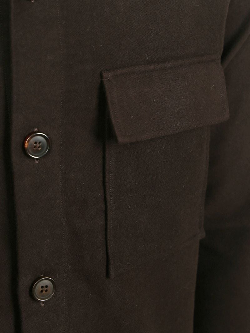 Profuomo Overshirt Moleskin Donkerbruin