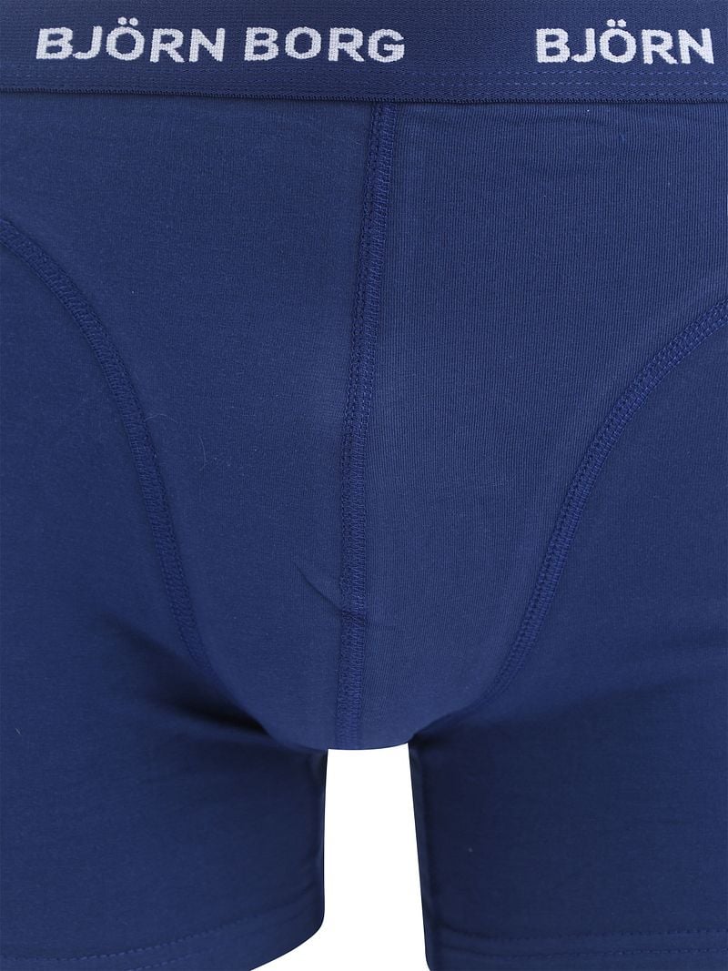 Bjorn Borg Boxers 3Pack Donkerblauw Lichtblauw