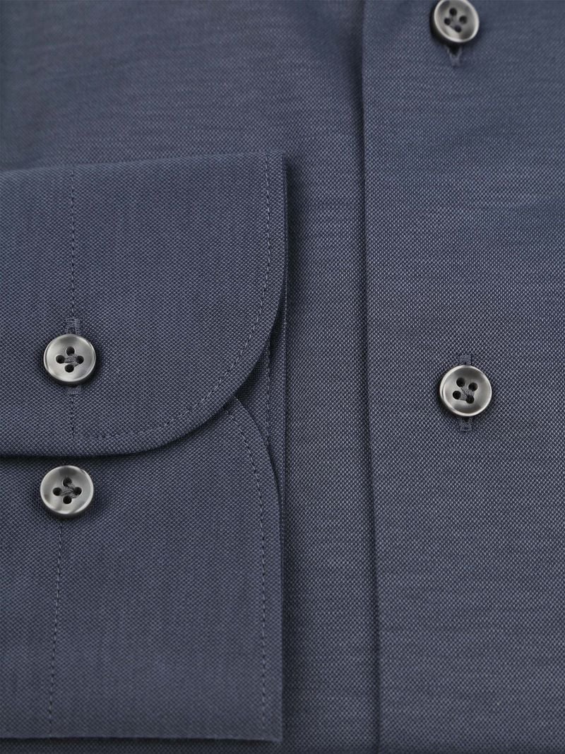 Profuomo Japanese Knitted Hemd Denim Navy - Größe 38 günstig online kaufen