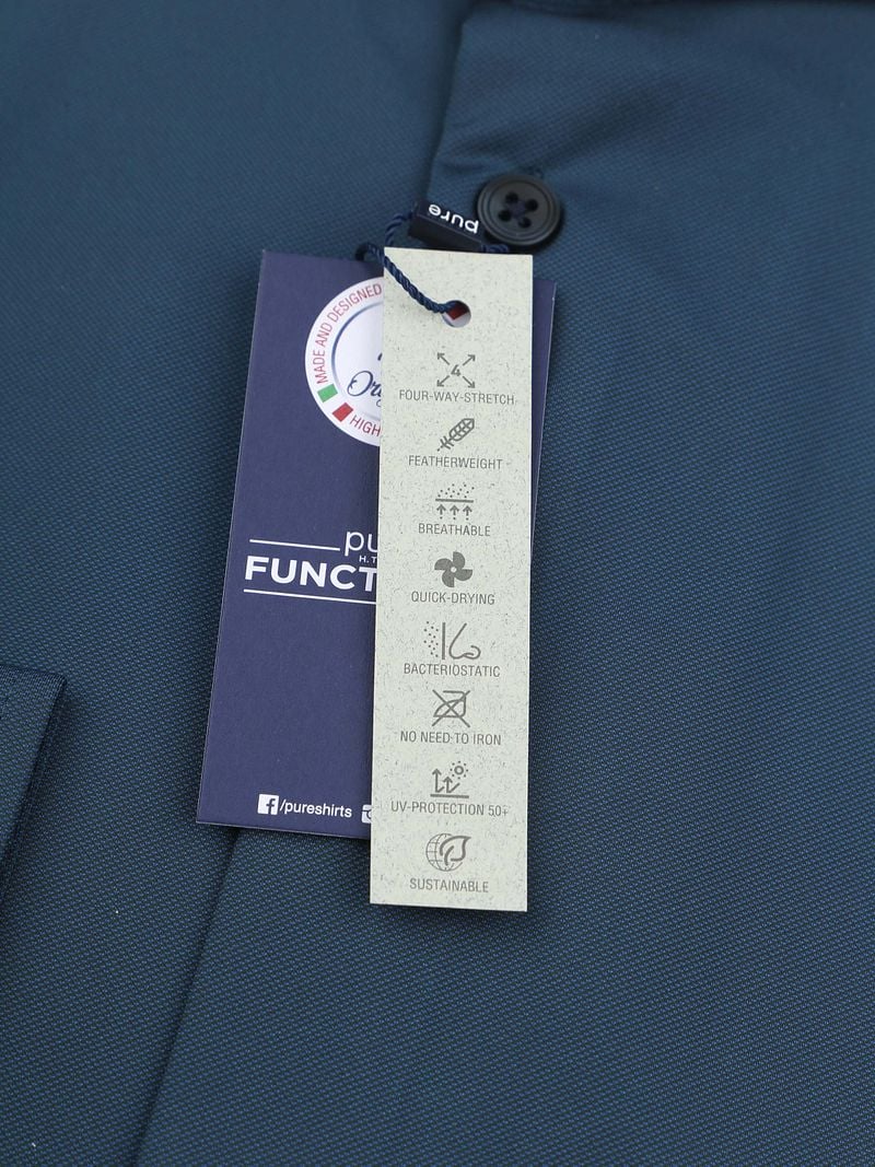 Pure The Functional Shirt Super Stretch Petrol Blau - Größe 40 günstig online kaufen