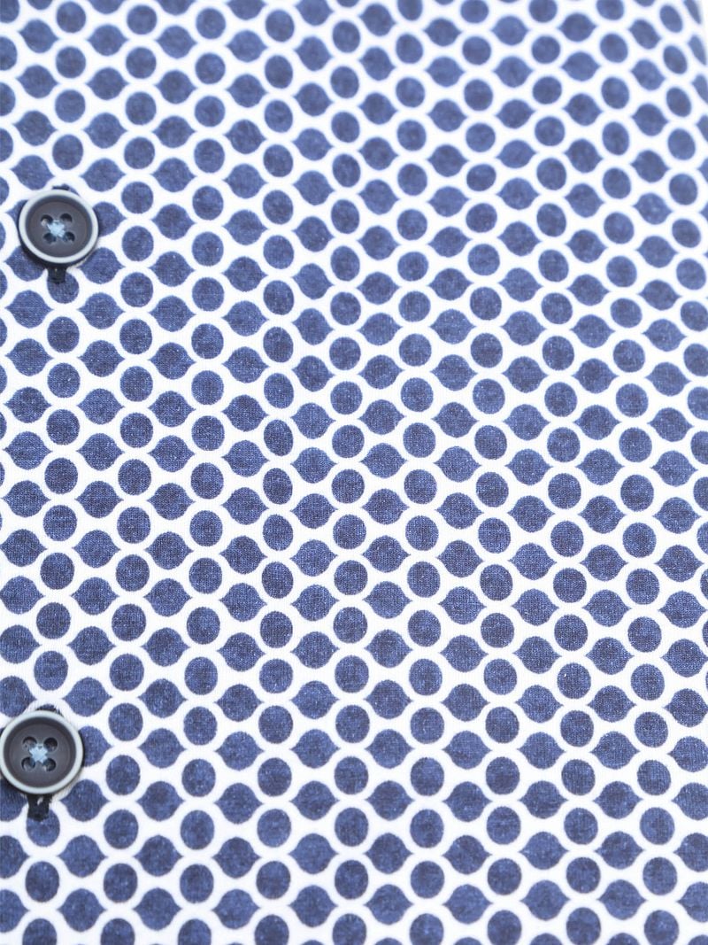 R2 Hemd Jersey Shaped Impression Blau - Größe 38 günstig online kaufen
