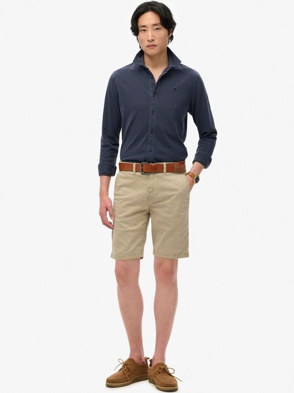 Superdry Shirt Vintage Destroy Pique Sailing Navy - Größe XXL günstig online kaufen
