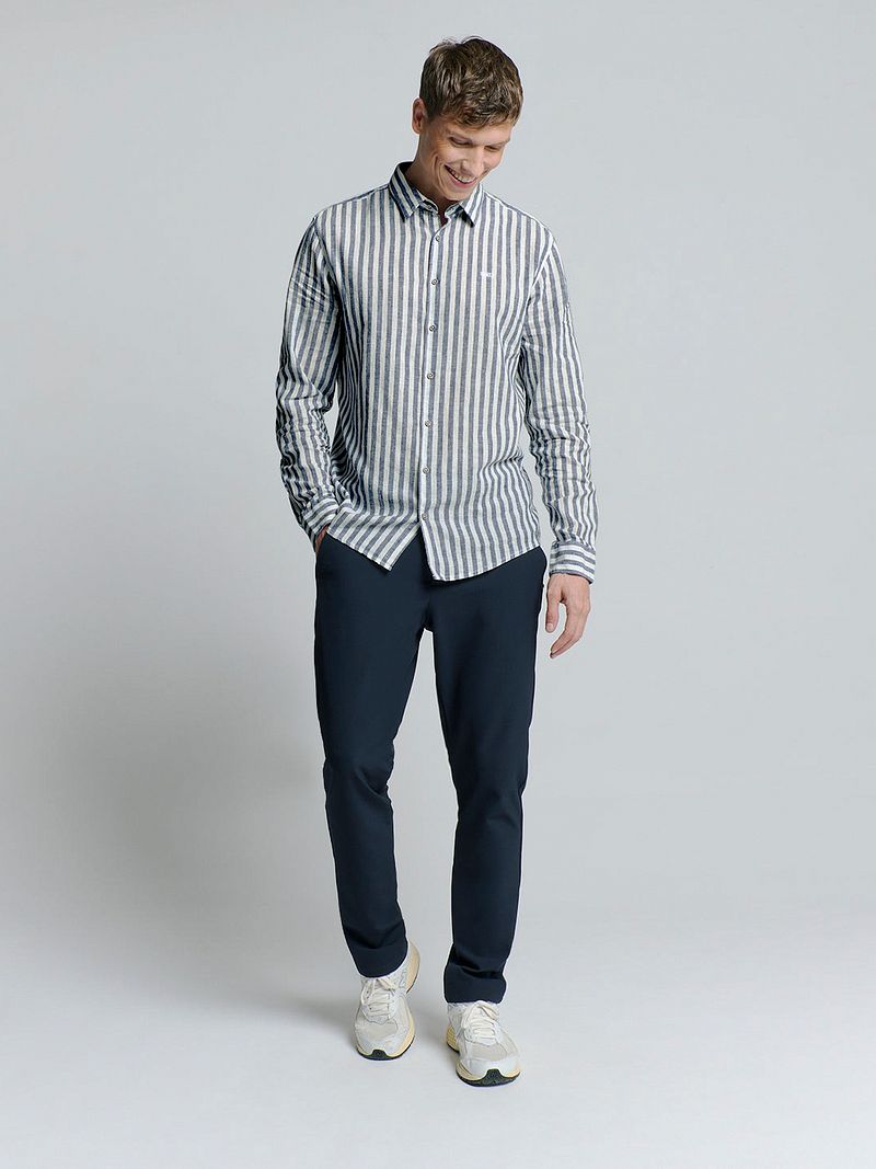 No Excess Hemd mit Streifen Blau - Größe 3XL günstig online kaufen