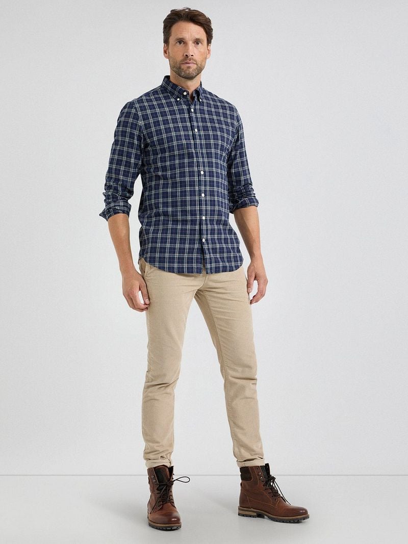 McGregor Hemd Flanel Karos Navy - Größe XXL günstig online kaufen