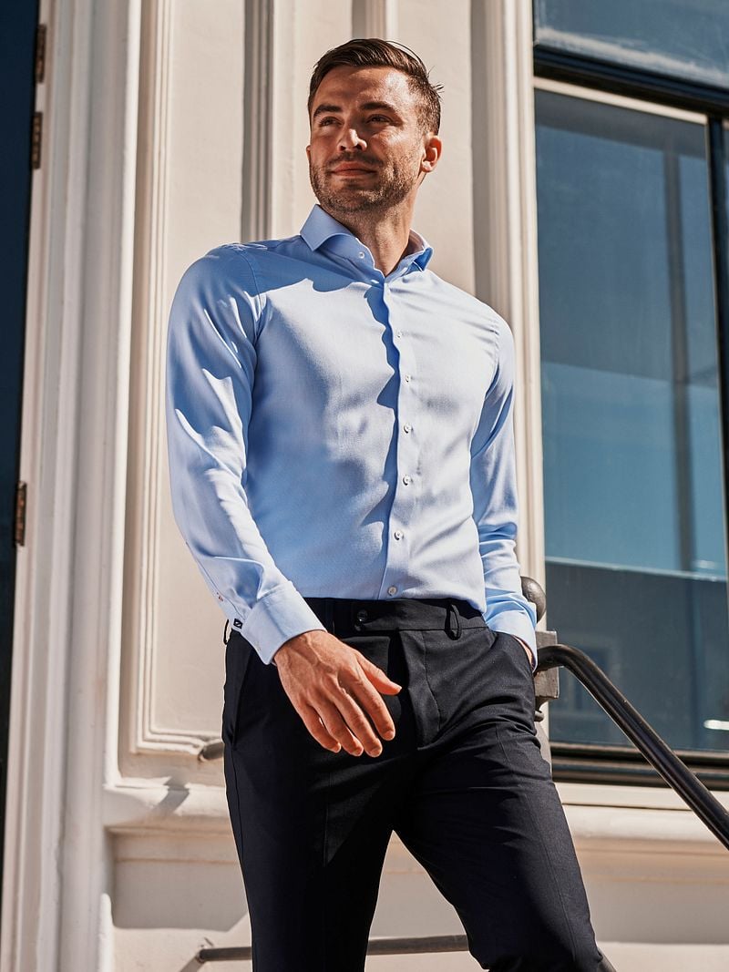 Suitable Non Iron Hemd Blau - Größe 38 günstig online kaufen