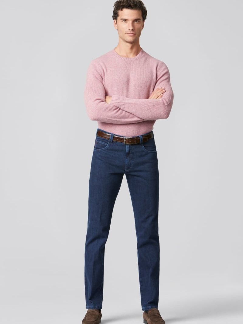 Meyer Jeans Hose Diego Navy - Größe 56 günstig online kaufen