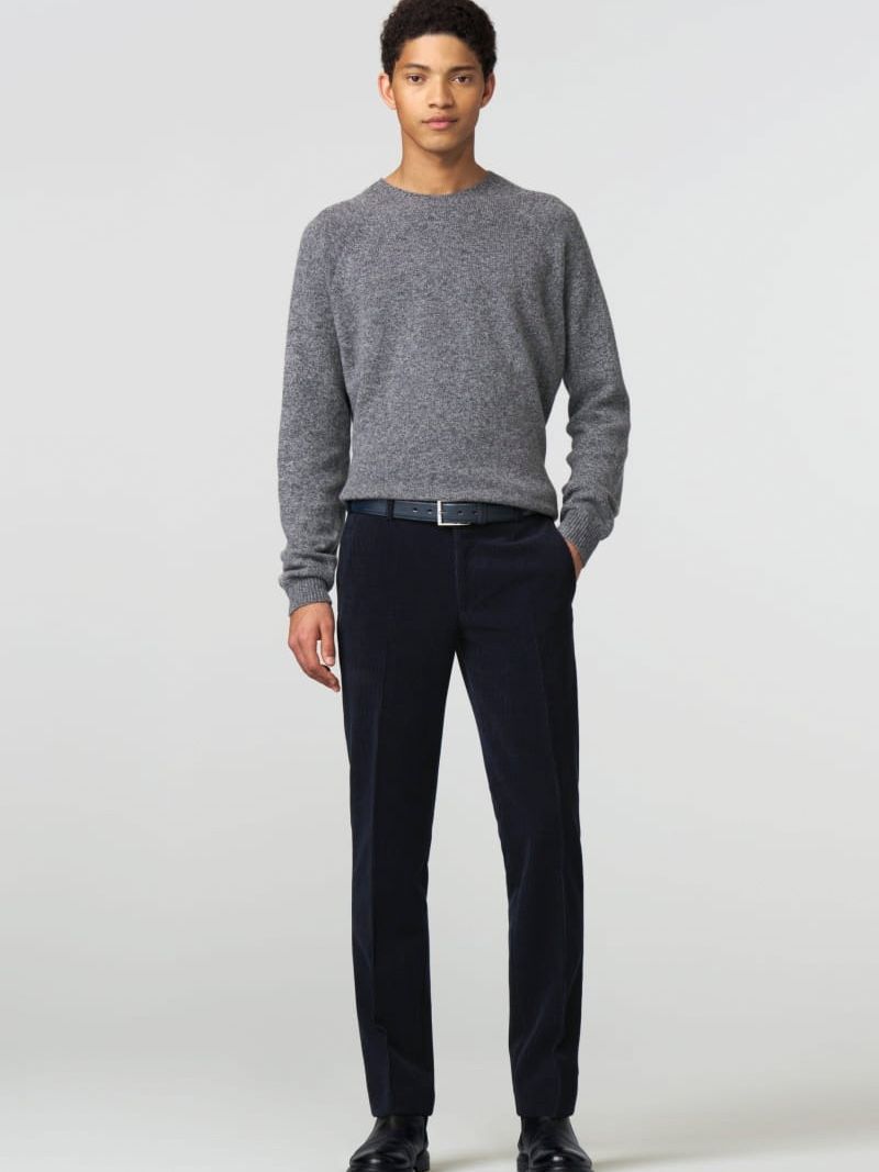 Meyer Hose Roma Wool Corduroy Navy - Größe 56 günstig online kaufen