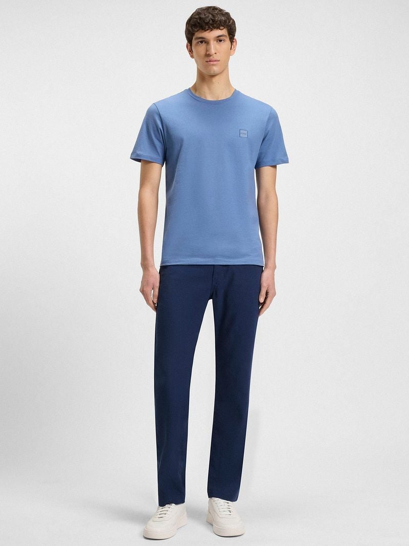 BOSS Chino Sanderson Linen Blend Dunkelblau - Größe W 33 - L 32 günstig online kaufen
