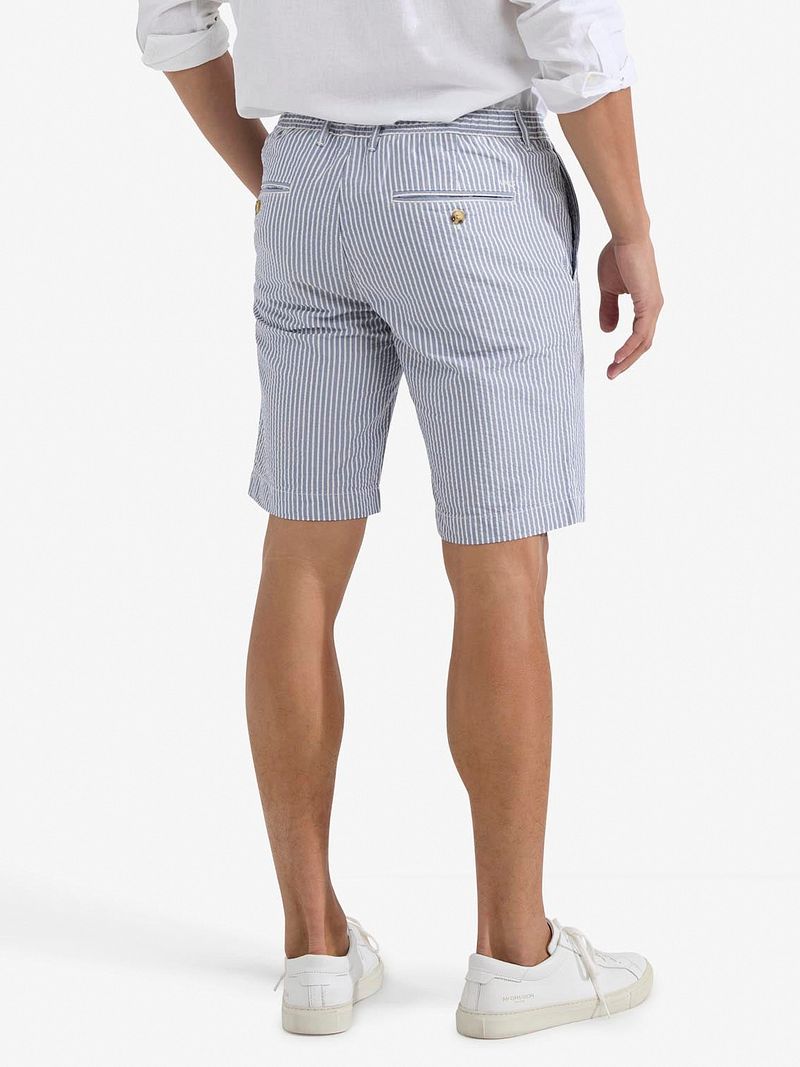McGregor Shorts Striped Seersucker Medium Blue - Größe 32 günstig online kaufen