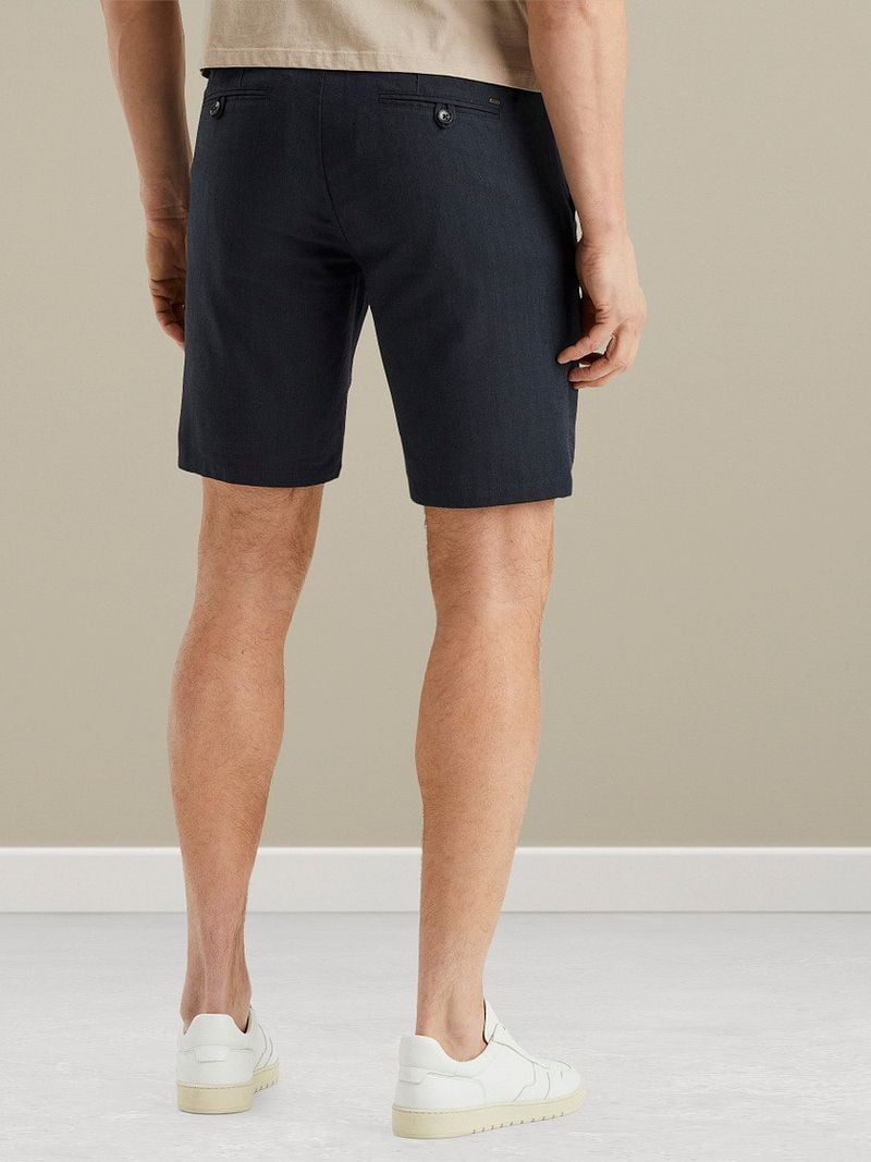 Vanguard V11 Short Herringbone Linen Blend Navy - Größe 36 günstig online kaufen
