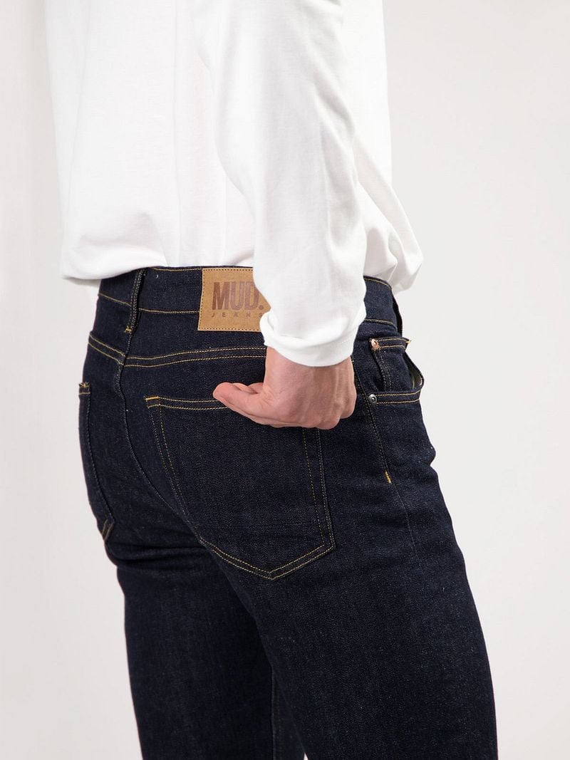 MUD Jeans Denim Regular Bryce Dunkelbau - Größe W 31 - L 32 günstig online kaufen