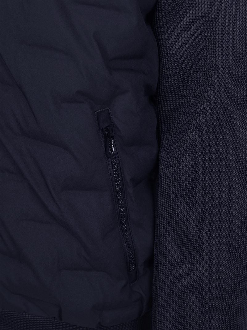 No Excess Jacke Knitted Sleeve Navy - Größe XL günstig online kaufen