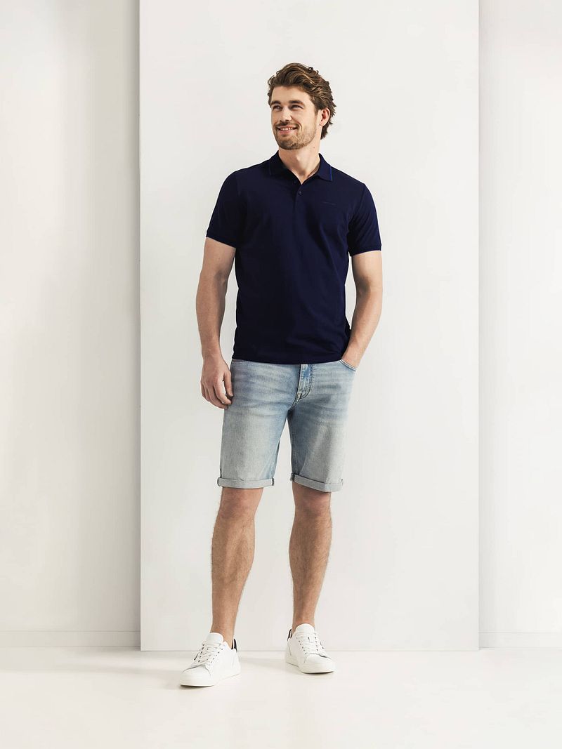 State of Art Poloshirt Piqué Navy - Größe 3XL günstig online kaufen