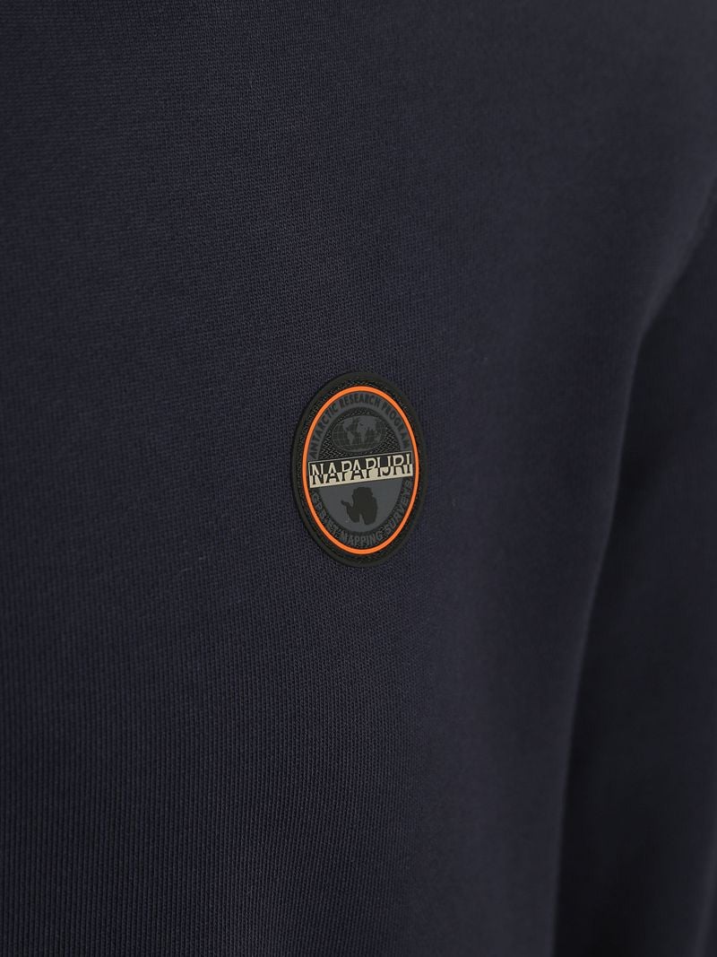 Napapijri Badge Hoodie Navy - Größe XXL günstig online kaufen