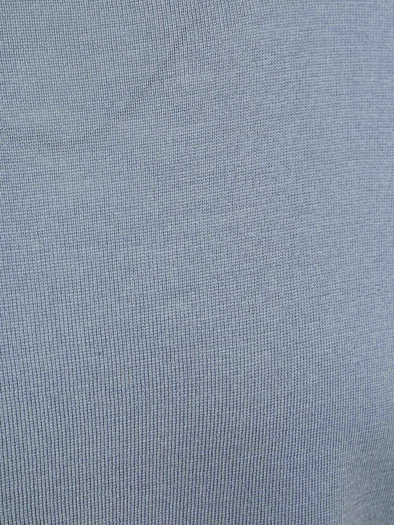 Profuomo Pullover Merinowolle Blau - Größe L günstig online kaufen