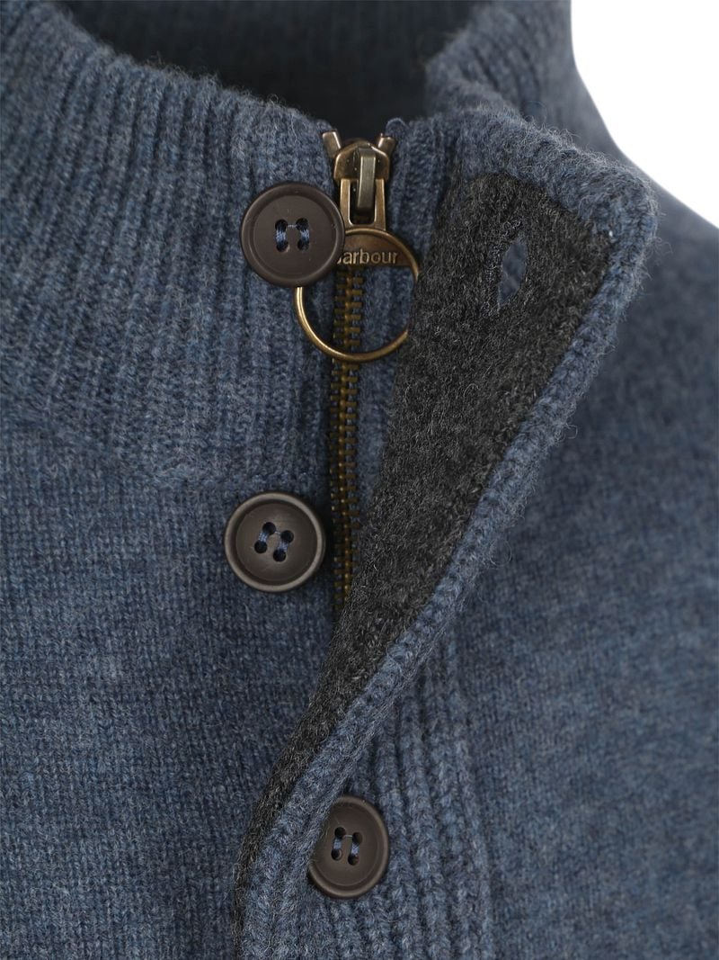Barbour Mocker Pullover Wolle Indigo - Größe L günstig online kaufen