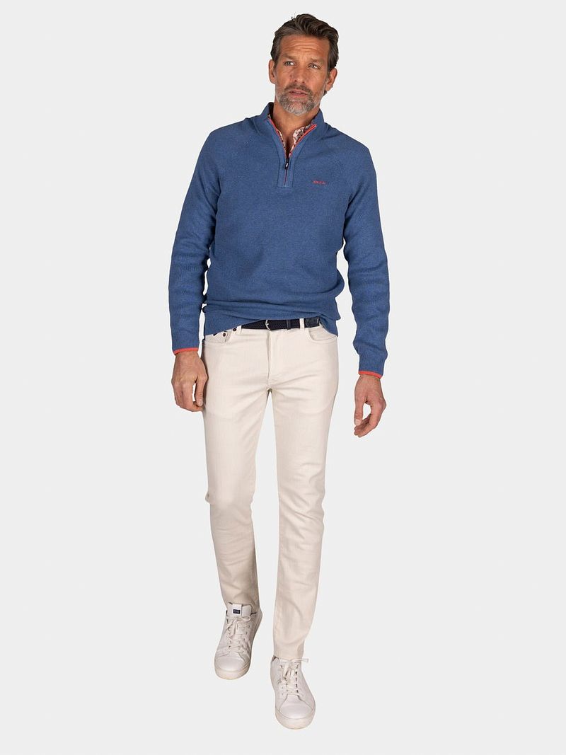 NZA Half Zip Pullover Ralph Blau - Größe M günstig online kaufen