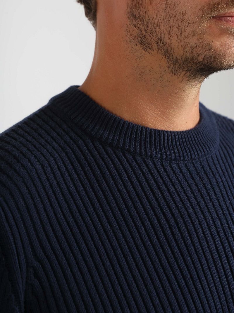 Suitable Mou Pullover Navy - Größe M günstig online kaufen