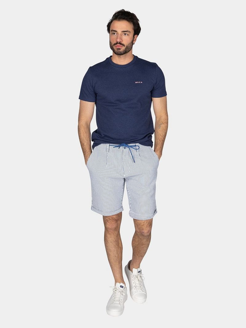 NZA T-shirt Franklin Light Navy - Größe L günstig online kaufen